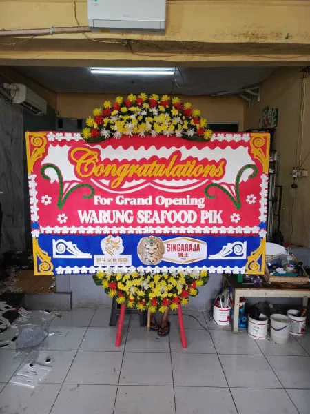 Papan Bunga Ucapan Selamat Serua Ciputat
